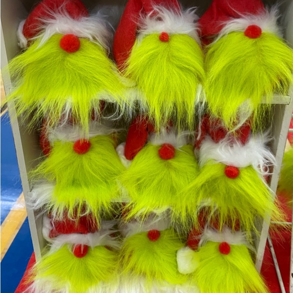 Grinch Gnome Decor Neon Green! One of a Kind